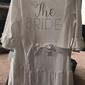 Bride robe new with tags